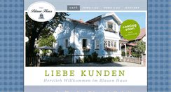 Desktop Screenshot of blaueshaus-oberstaufen.de